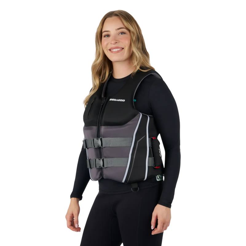SEA-DOO Unisex Wave Grip PFD - BLACK
