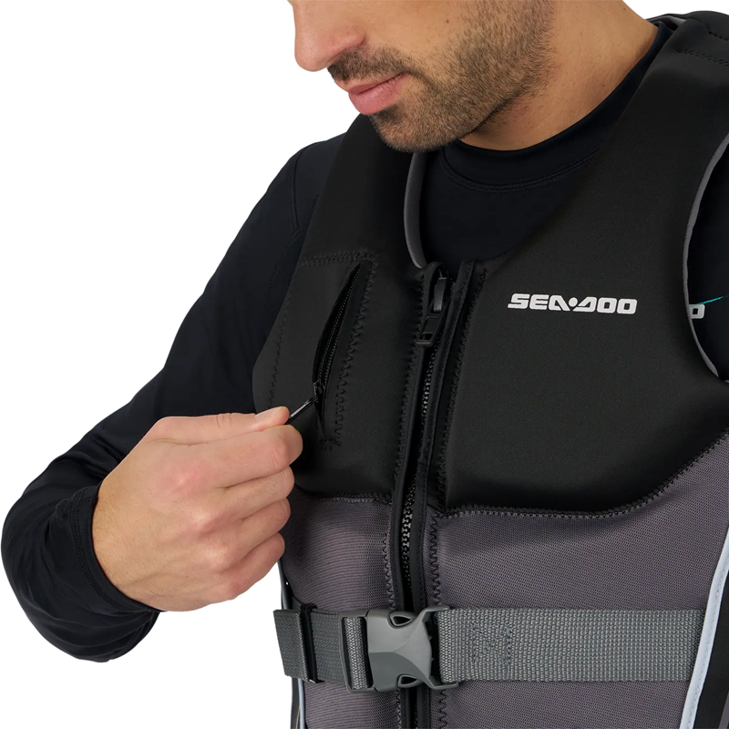 SEA-DOO Unisex Wave Grip PFD - BLACK