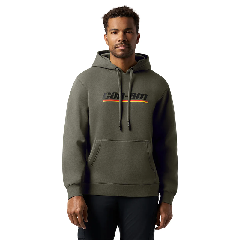 CAN-AM Emblem Pullover Hoodie - ARMY GREEN