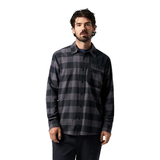 SKI-DOO Buffalo Plaid Flannel Shirt - BLACK