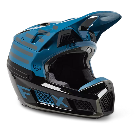 FOX V3 RS Ryaktr Helmet - MAUI BLUE