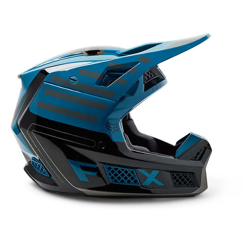 FOX V3 RS Ryaktr Helmet - MAUI BLUE