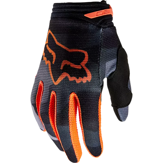 FOX Youth 180 Bnkr Gloves - GREY CAMO