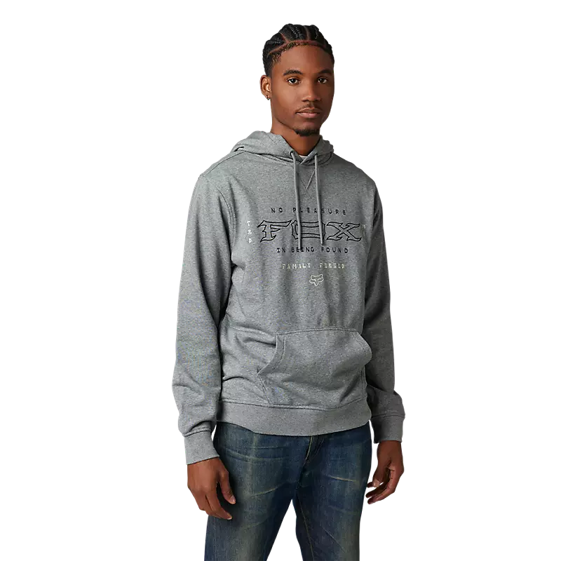 FOX Fixated Pullover Hoodie - HEATHER GRAPHITE