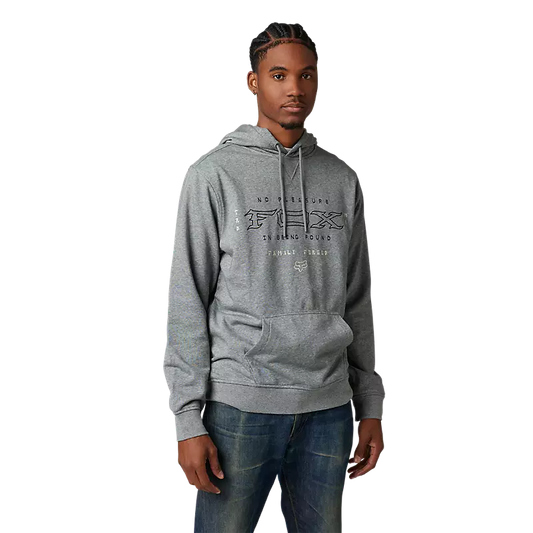 FOX Fixated Pullover Hoodie - HEATHER GRAPHITE