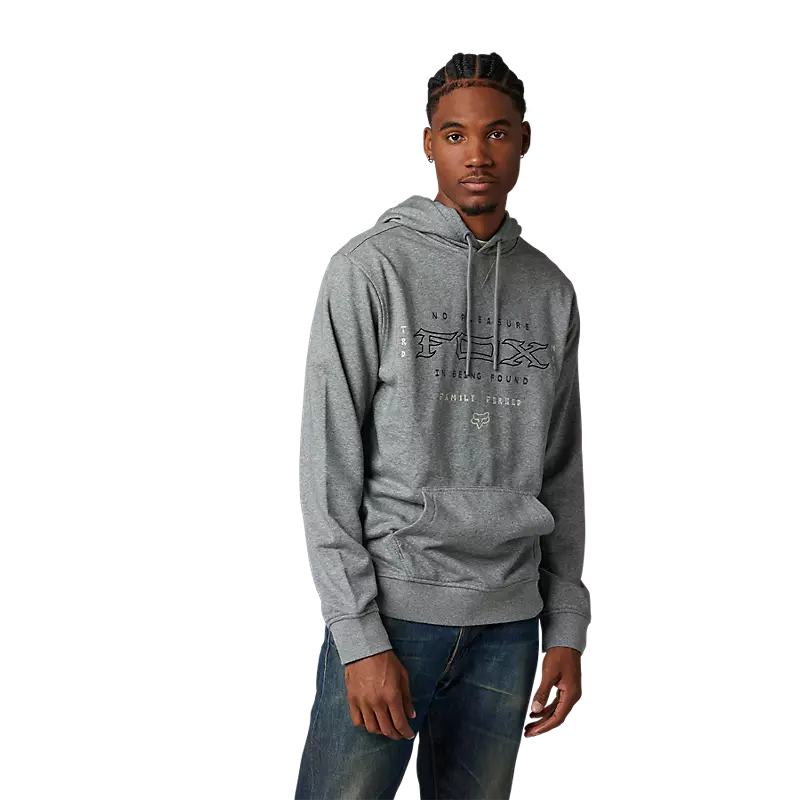 FOX Fixated Pullover Hoodie - HEATHER GRAPHITE