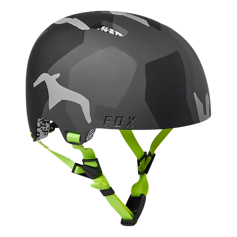 FOX Youth Flight Pro Runn Helmet - BLACK/YELLOW