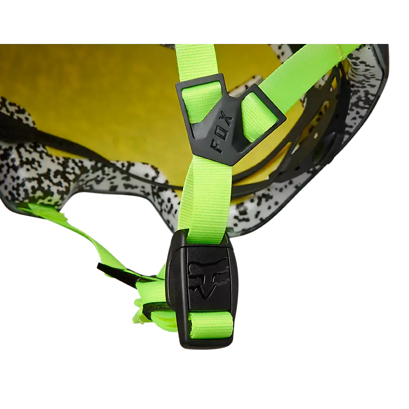 FOX Youth Flight Pro Runn Helmet - BLACK/YELLOW