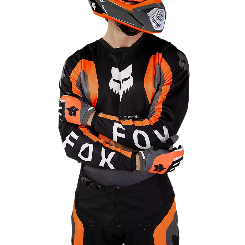 FOX 180 Ballast Jersey - BLACK, GREY AND ORANGE