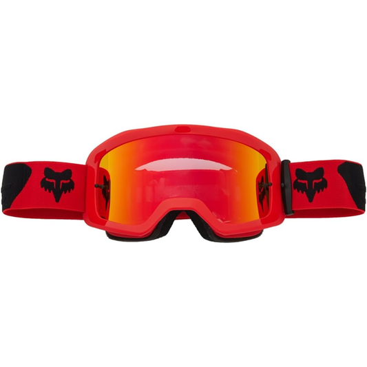 FOX Main Core Mirrored Goggles - FLO RED