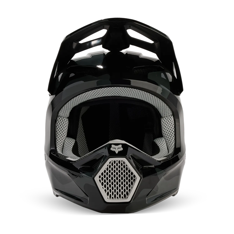 FOX V1 Bnkr Helmet - BLACK CAMO