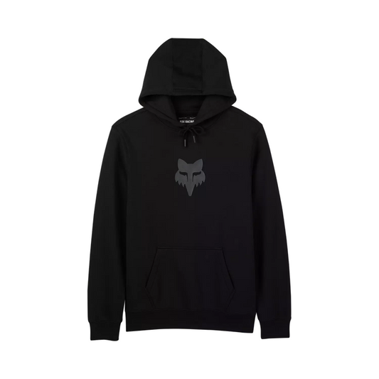 FOX Head Pullover Hoodie - BLACK