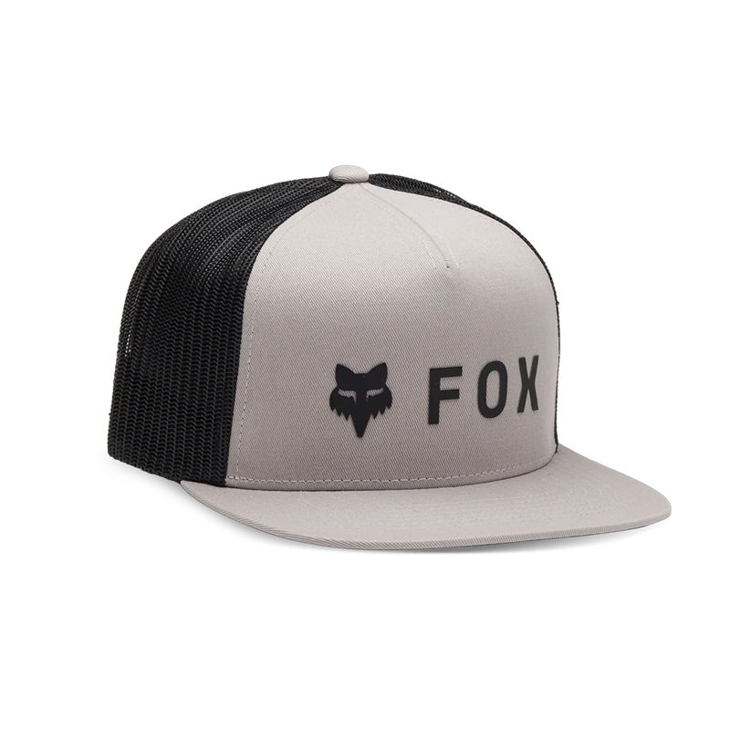 FOX Absolute Mesh Snapback Hat - STEEL GREY