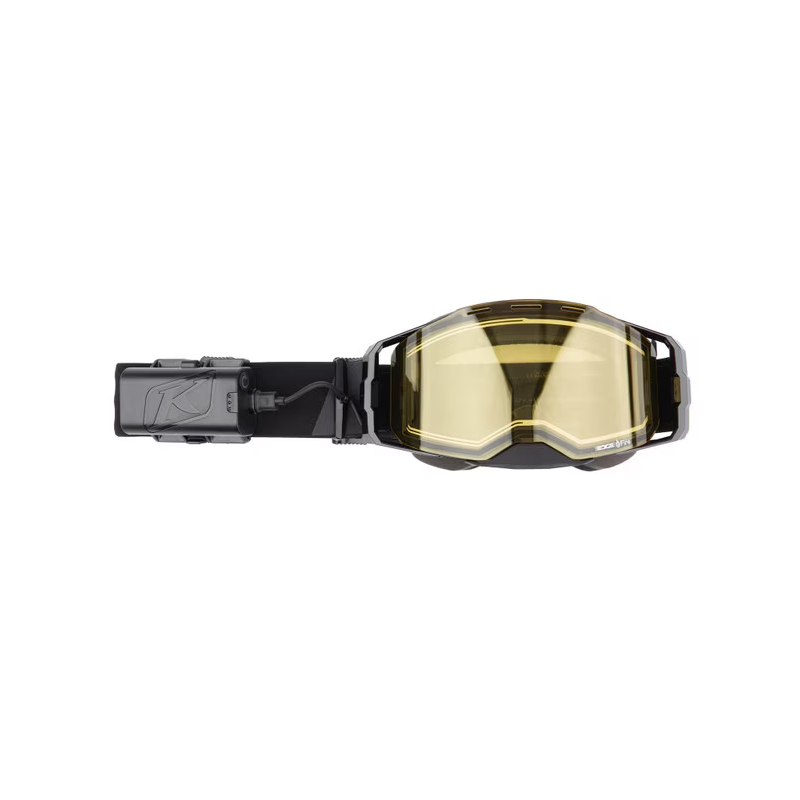 KLIM Edge eFire Goggles - Slope Black - Light Yellow Tint