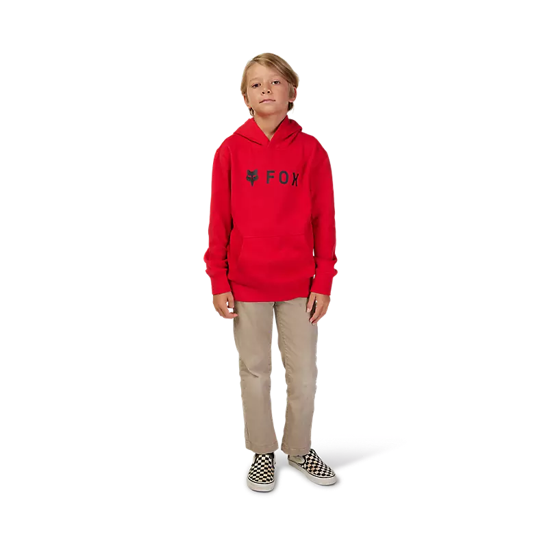 FOX Youth Absolute Pullover Hoodie - FLAME RED