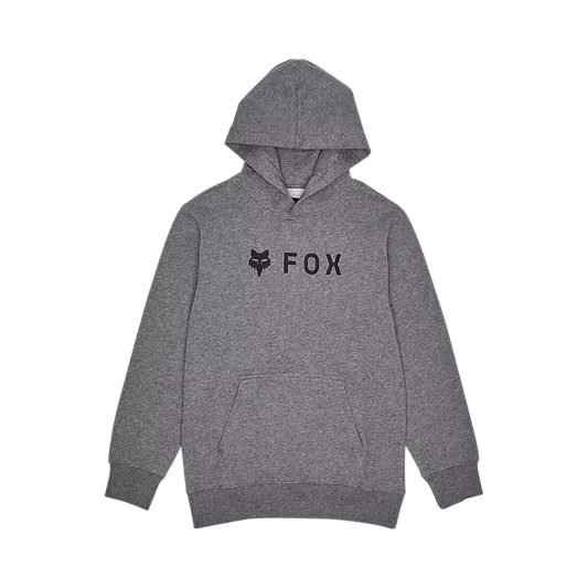 FOX Youth Absolute Pullover Hoodie - HEATHER GRAPHITE GREY