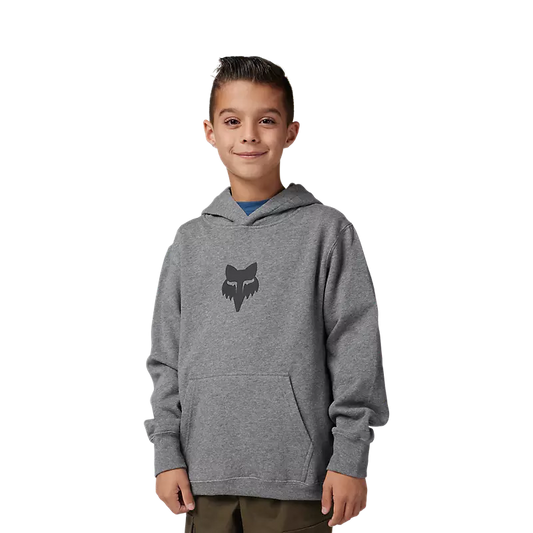 FOX Youth Legacy Pullover Hoodie - HEATHER GRAPHITE GREY