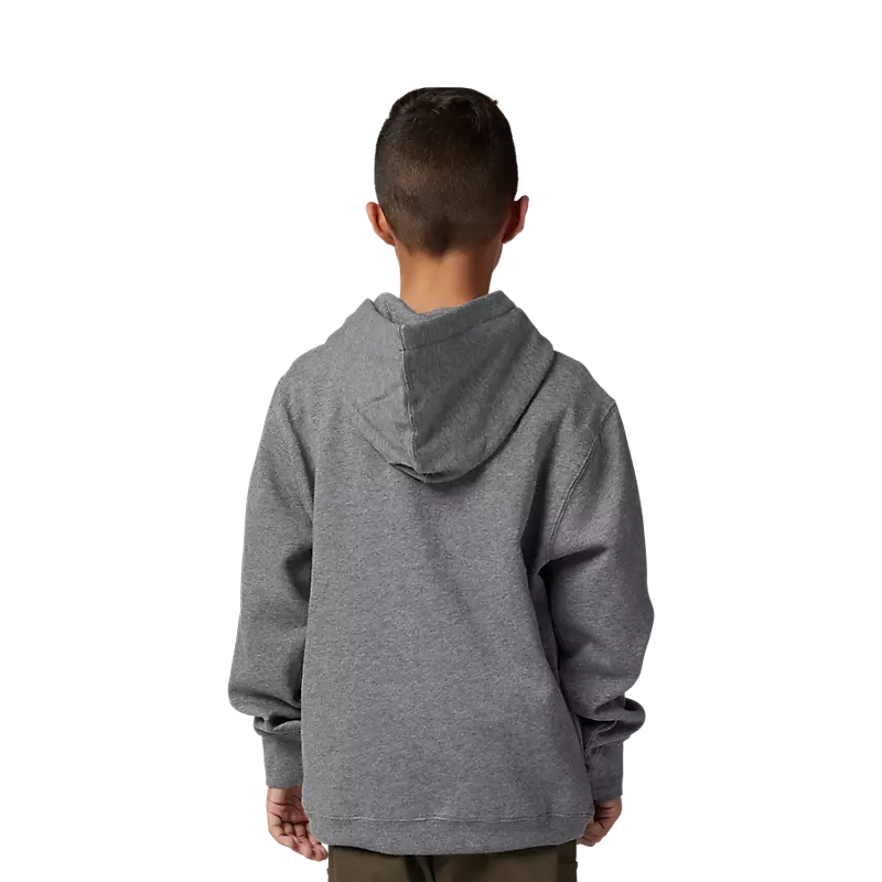 FOX Youth Legacy Pullover Hoodie - HEATHER GRAPHITE GREY