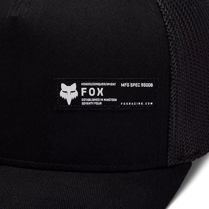 FOX Barge Flexfit Hat - BLACK