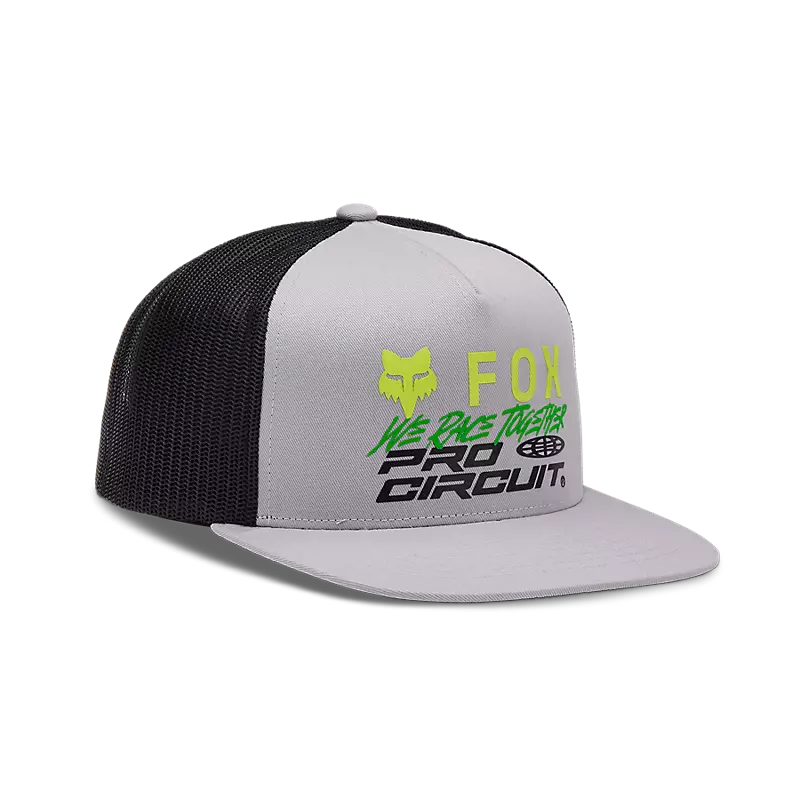 FOX X Pro Circuit Snapback Hat - STEEL GREY