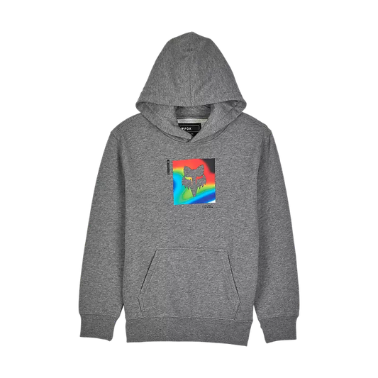 FOX Youth Scans Pullover Hoodie - HEATHER GRAPHITE GREY