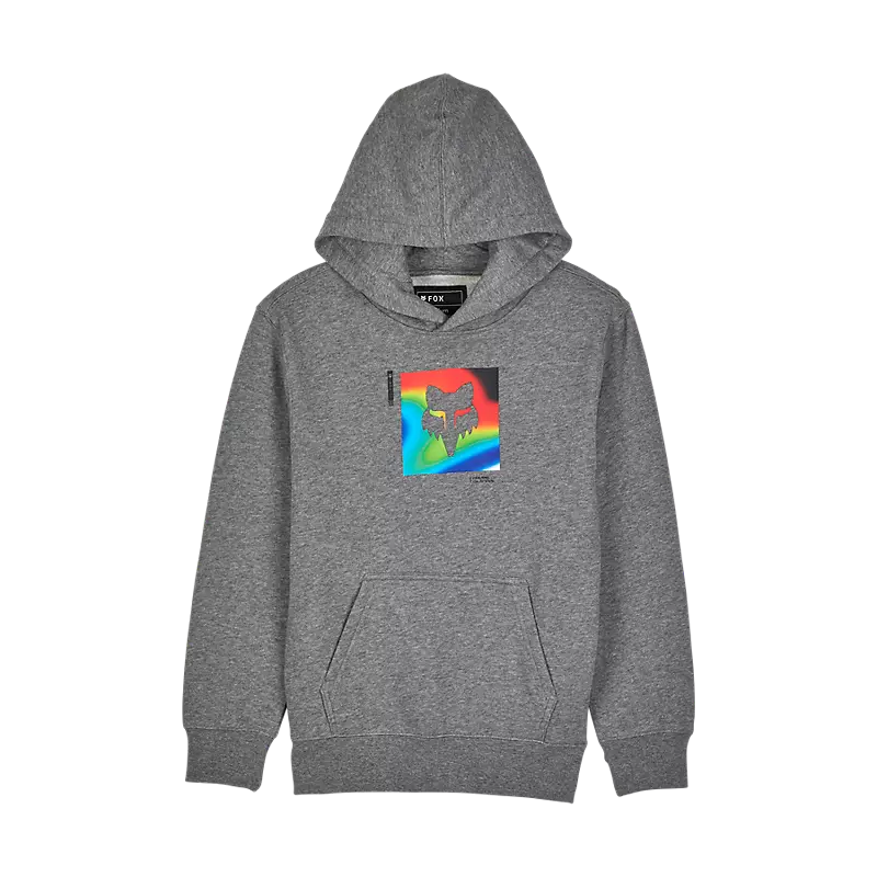 FOX Youth Scans Pullover Hoodie - HEATHER GRAPHITE GREY