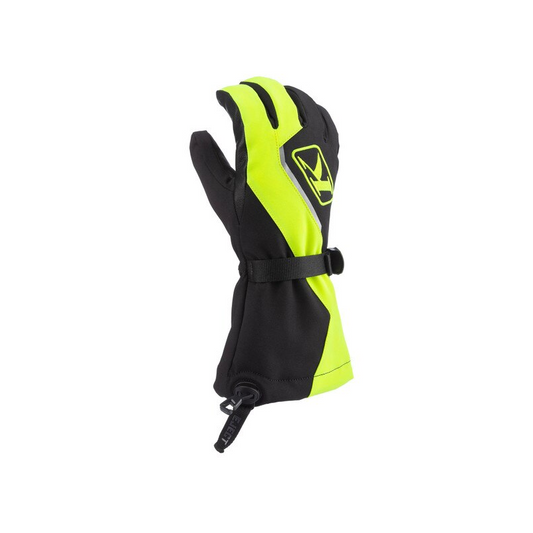 KLIM Gauntlet Snow Gloves- Black/ Yellow