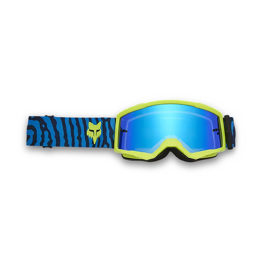 FOX Youth Main Impression Mirrored Lens Goggles - TRUE BLUE
