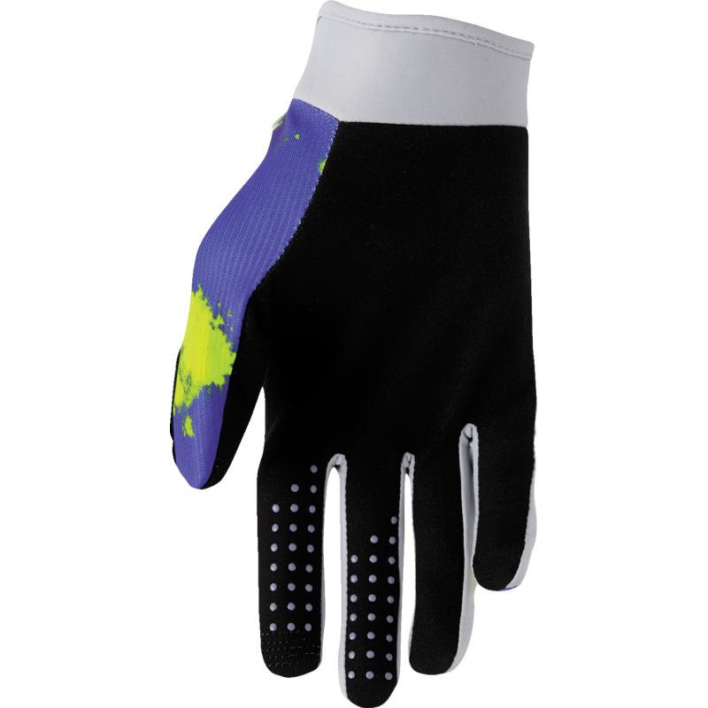 THOR Launchmode Gloves - BLEACH GREY AND ACID