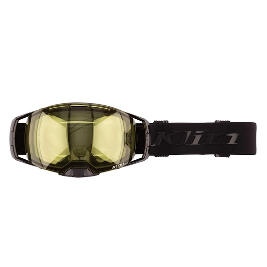 KLIM Aeon Snow Goggles - TECH BLACK - LIGHT YELLOW TINT