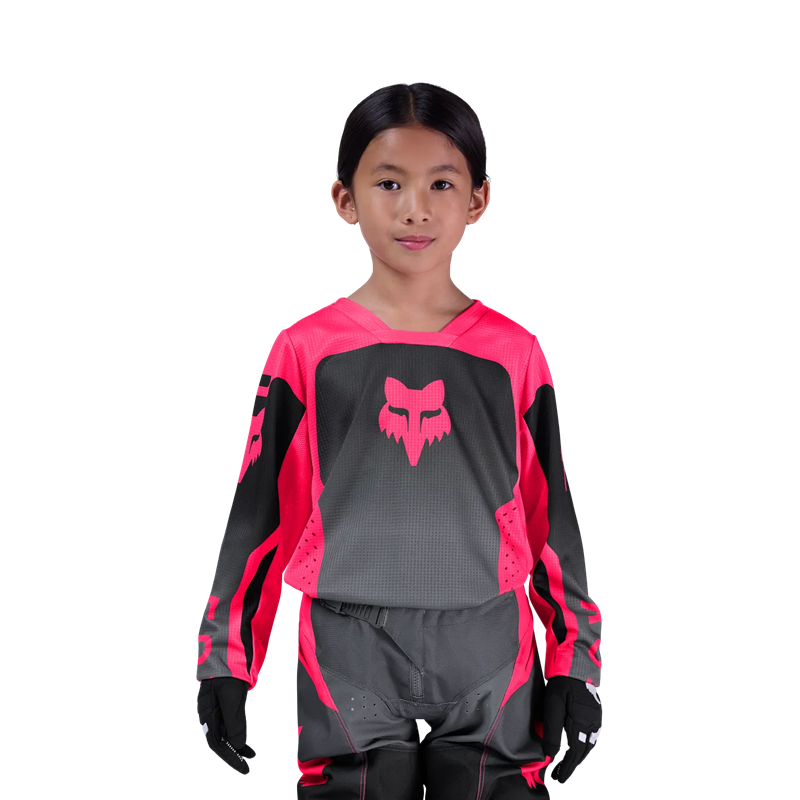 FOX Youth 180 Shield Jersey - BLACK/PINK