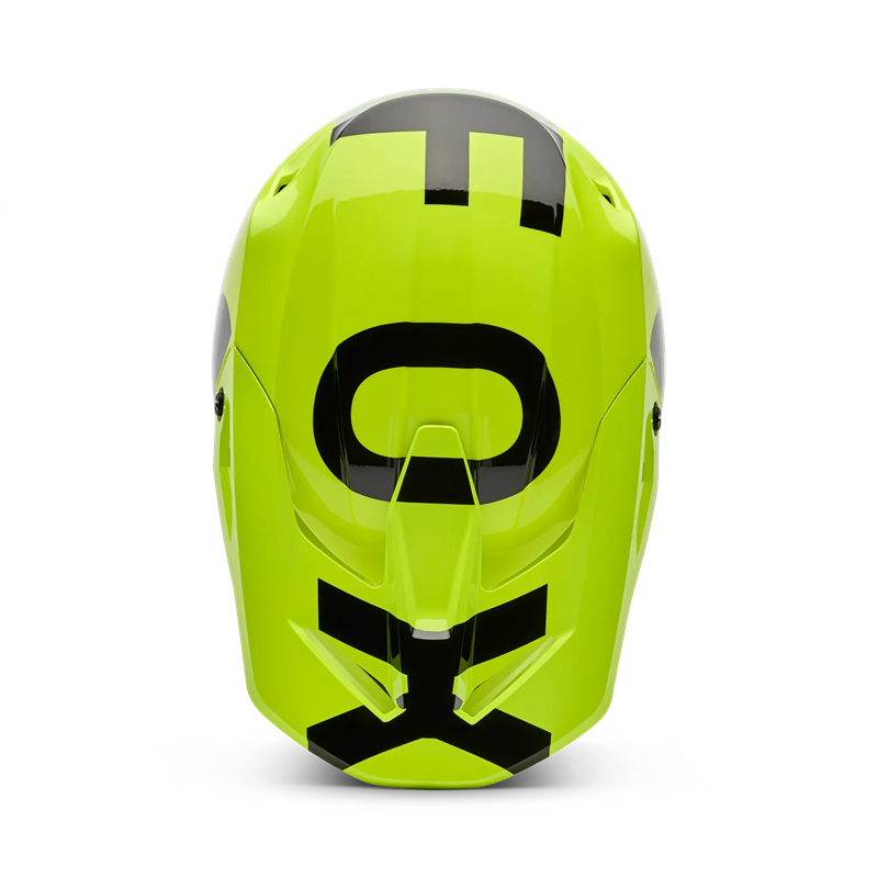 FOX V1 Shield Helmet - FLO YELLOW