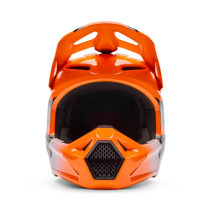 FOX V1 Shield Helmet - FLO ORANGE