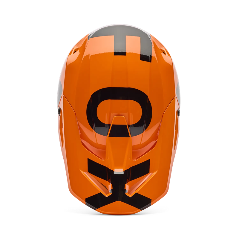 FOX V1 Shield Helmet - FLO ORANGE