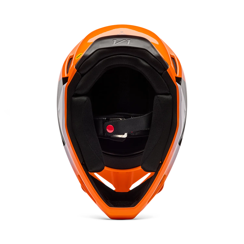 FOX V1 Shield Helmet - FLO ORANGE
