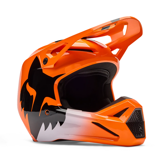 FOX V1 Shield Helmet - FLO ORANGE