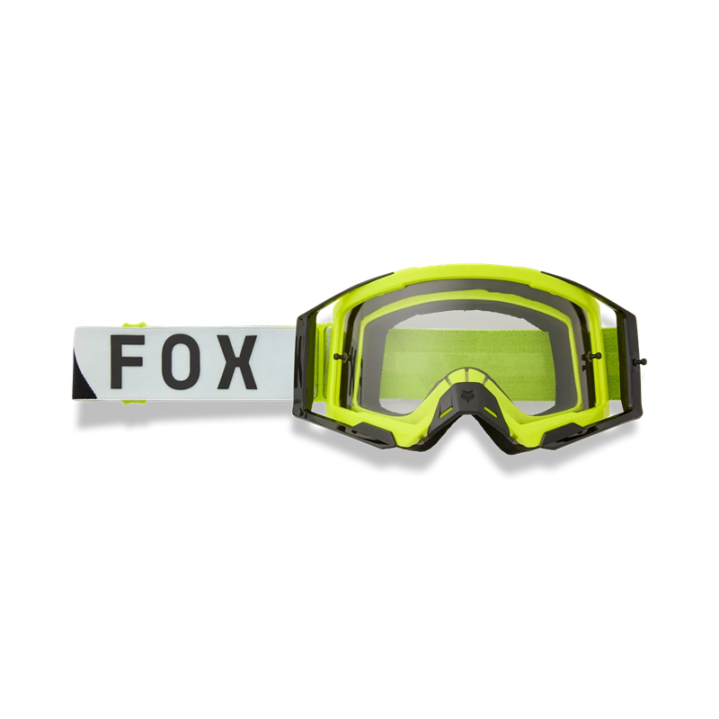 FOX Airspace Tine Smoke Lens Goggles - FLO YELLOW