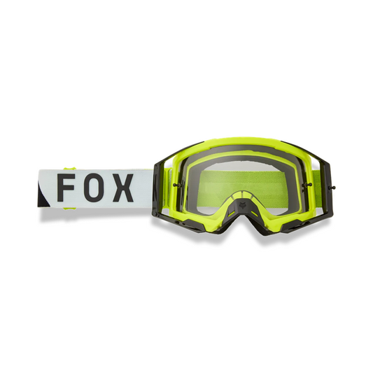 FOX Airspace Tine Smoke Lens Goggles - FLO YELLOW