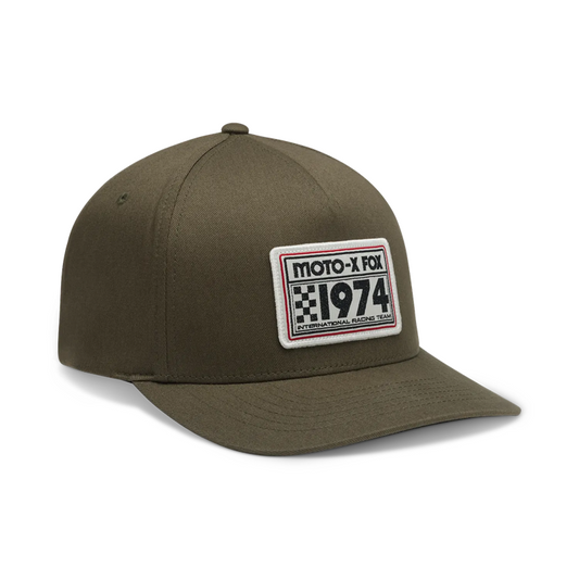 FOX 1974 Flexfit Hat - OLIVE GREEN