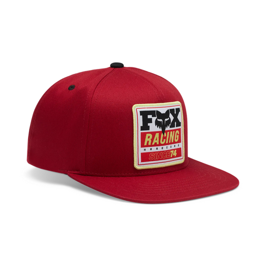 FOX Since 74 Snapback Hat - CHILI RED