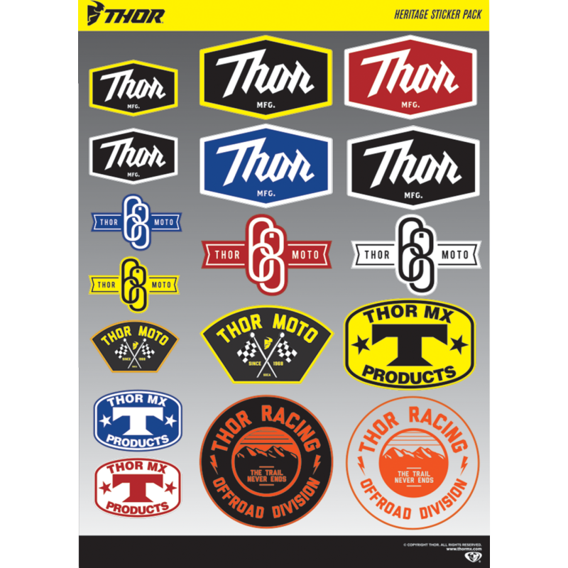 THOR Decal Sheet - HERITAGE