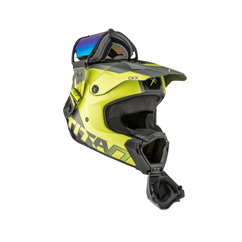 CKX Titan AMS Helmet - SUNNY LIME