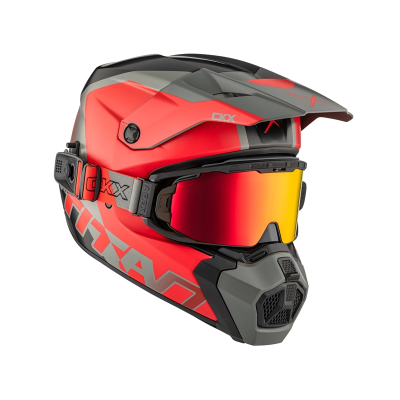 CKX Titan AMS Helmet - MATTE RED