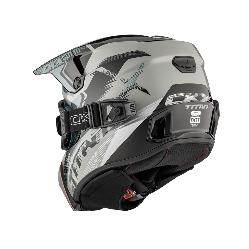 CKX Titan AMS Helmet - GLOSSY GREY