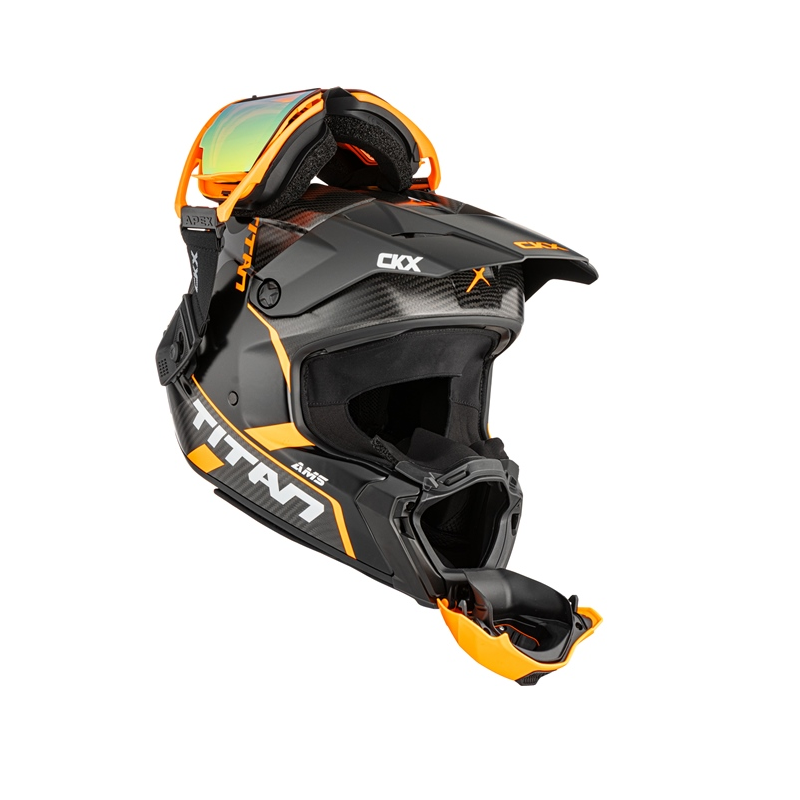 CKX Titan AMS Helmet - ORANGE