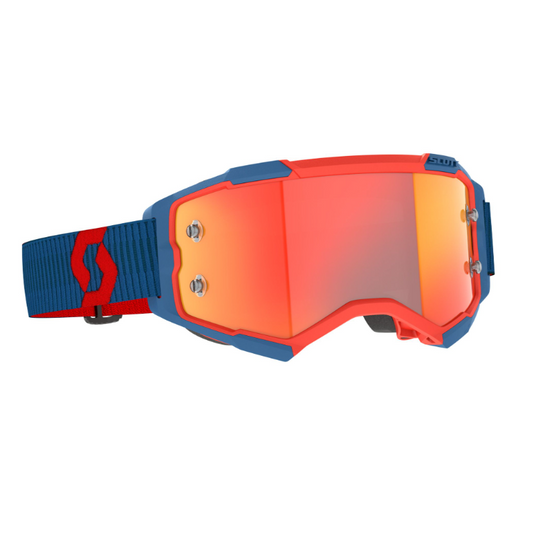 SCOTT Fury MX Goggles - ORANGE/GREY CHROME