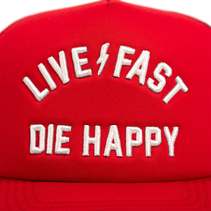 FASTHOUSE Happy Trucker Hat - RED