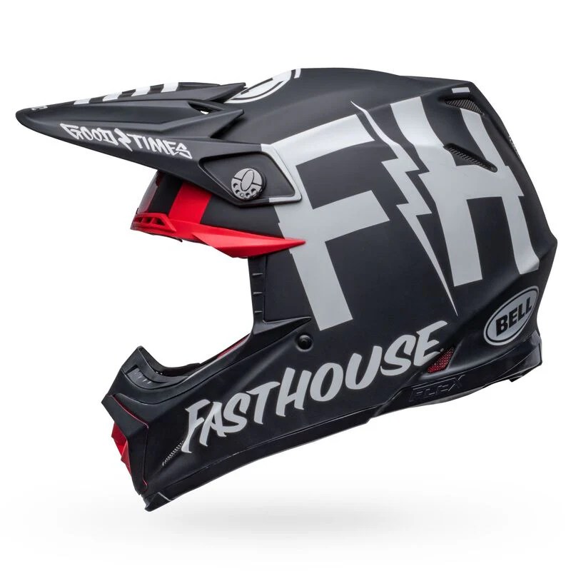 BELL Moto-9S Flex Off-Road Helmets - BLACK AND RED