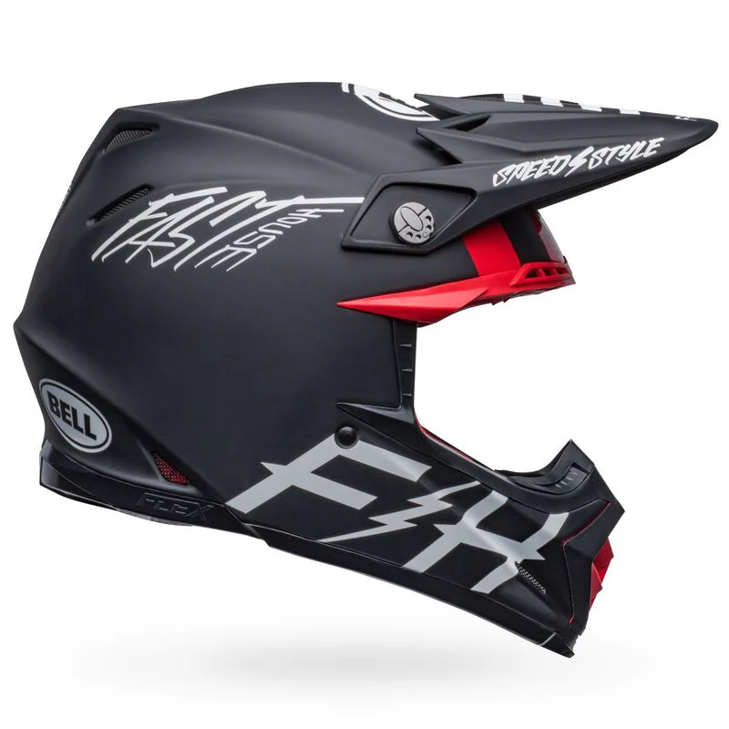 BELL Moto-9S Flex Off-Road Helmets - BLACK AND RED