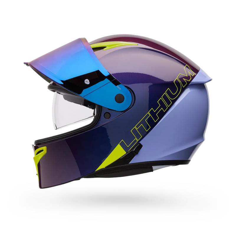 BELL Lithium Mips Plus Full Face Helmet - DELTA BLACK/PURPLE